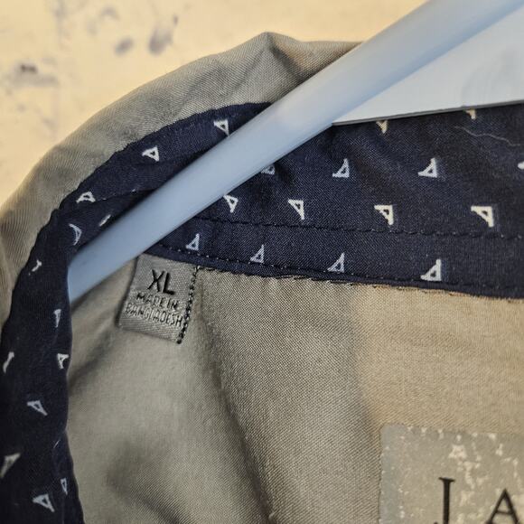 Jachs New York Men's Short Sleeve Shirt Size XL Gray Button Up SS - Picture 4 of 5